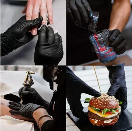 Guantes Nitrilo Black 3mil (caja 100pcs)