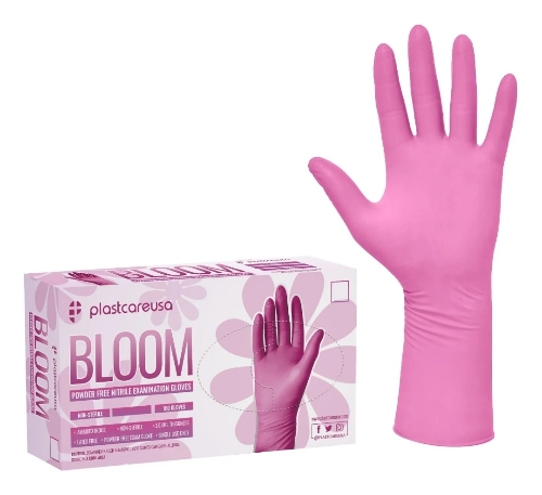 Guantes Nitrilo Rose 3.5mil (caja 100pcs)