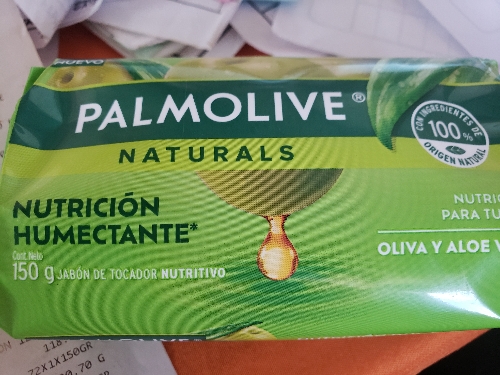 Jabón palmolive áloe