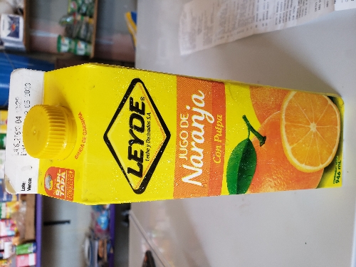 Jugo Naranja Con Pulpa Carton 946ml