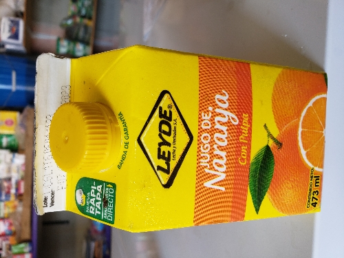 Jugo de Naranja Carton 473 con pulpa