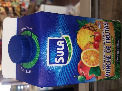 Jugo medio ponche de frutas sula