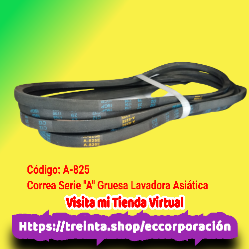 CORREA MOD A-695 GRUESA LAV.ASIATICA