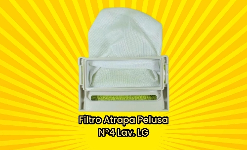 FILTRO ATRAPA PELUSA N°4 LAV.LG