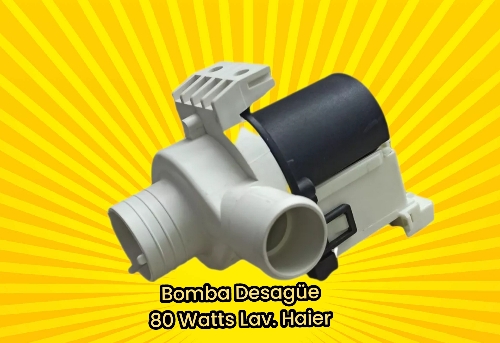 BOMBA DESAGÜE 80 WATTS LAV. HAIER