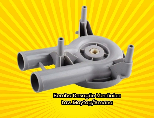 BOMBA DESAGÜE BOCAS IGUALES LAV. MAYTAG /  AMANA