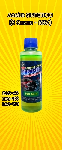 ACEITE PAG-150 SINTETICO DETECTOR FUGA (8 ONZAS - RBV)