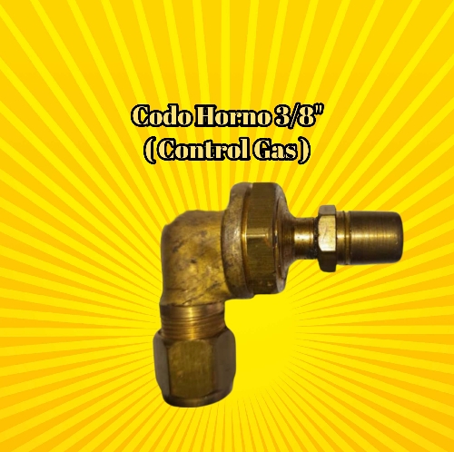 CODO HORNO 3 /8"  CONTROL GAS