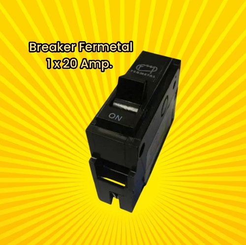 BREAKER P/TABLERO 1X20 AMP. FERMETAL