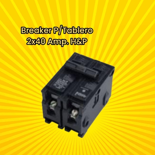 BREAKER P/TABLERO 2X40 AMP. H&P