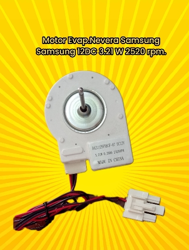 MOTOR EVAP. NEVERA SAMSUNG 12V 3.21W