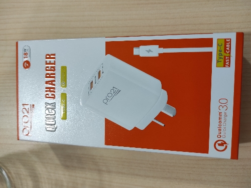 Cargador Pro21 tipoC 3.0 18w