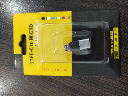 Adaptador tipoC A tipo  micro V8