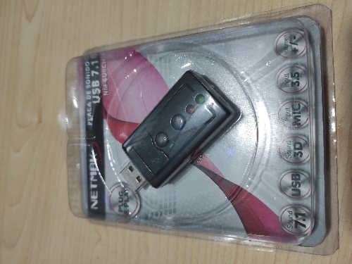Placa de sonido USB 7.1 Netmak