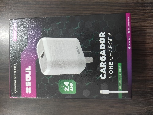 Cargador Soul iph 2.4A one charge