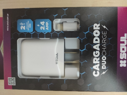 Cargador Soul duo Charge Iph