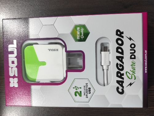 Cargador Soul v8 share duo