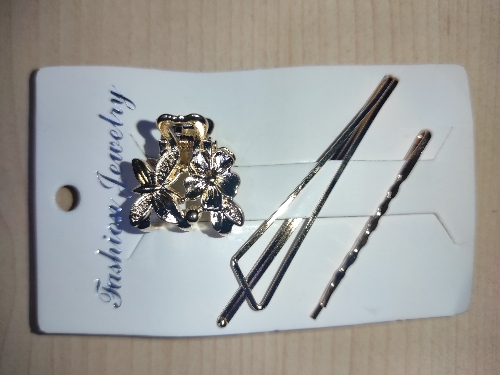 Set hebillas doradas