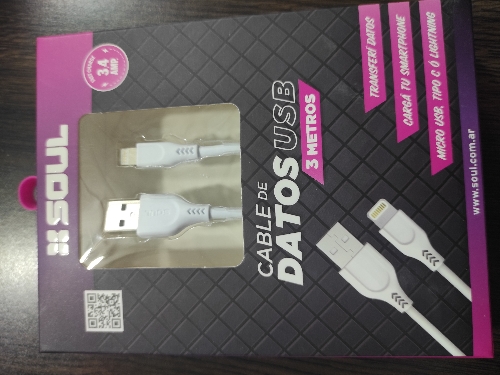 Cable Soul iph 3mts