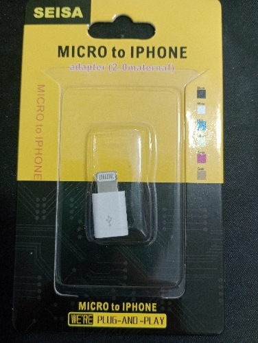 Adaptador usb a iph