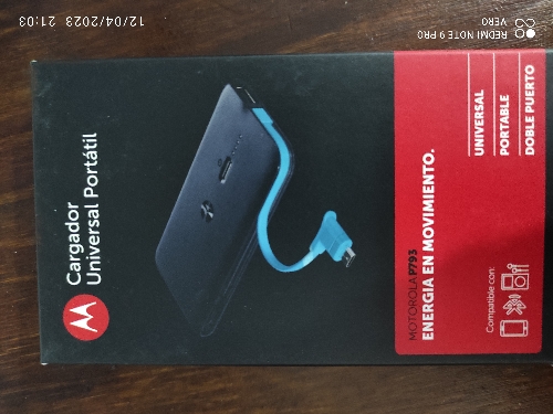 Cargador portátil Motorola p793