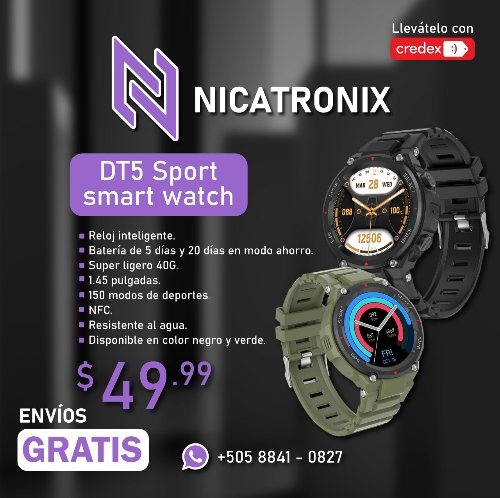 DT5 Smart Watch