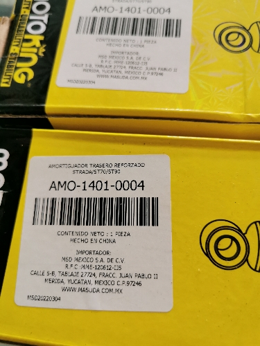 Amortiguador trasero st70, 90 pieza